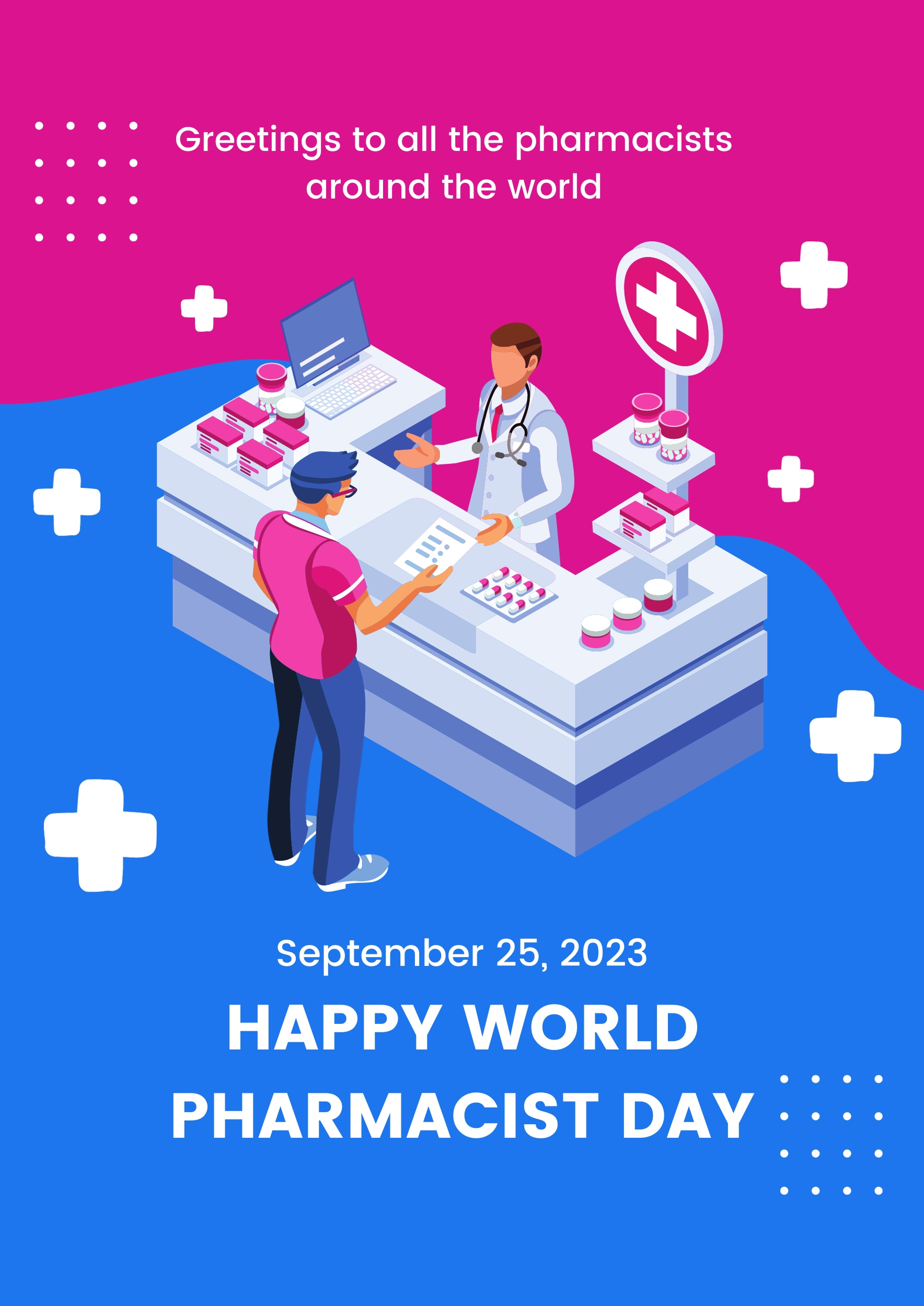 A Flyer Design for Pharmacists clean flyer flyer design graphic design minimal