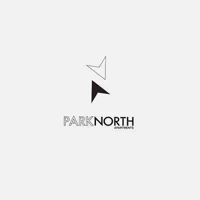 Logo - N + Compass apartment arrow branding compass design graphic design icon illustration logo n north park typography vector