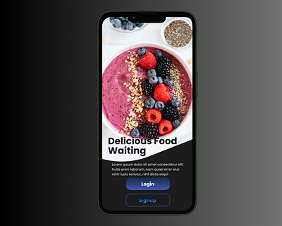 Food Recipe App app clean design ecommerce food landing recipe ui