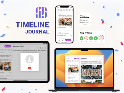 Timeline Journal - Diary in a Timeline diary app ios app ios journal ipados app journal app journaling app logbook app macos app personal micro blogging app personal social media app