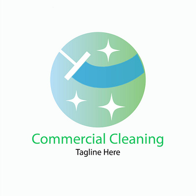 Cleaning Company Logo branding graphic design illustrator logo