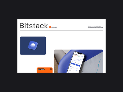 Portfolio - Bitstack Section branding design portfolio typography ui ux web