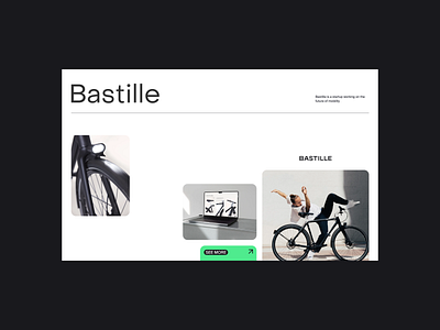 Portfolio - Bastille Section design portfolio swiss ui ux web webdesign