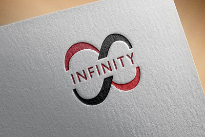 Create a creative logo name infinity branding design graphic design ill illustration logo