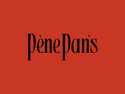 Pène Pan's Branding / Identity Design WIP branding cookware culture design france french graphic identity logo logotype p pans typography wordmark
