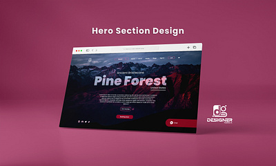 Hero Section UI Design designer taslima bd figma hero page ui design hero section hero section ui heropage ui ui design xd