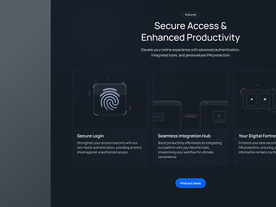 Features section website UI Design - Beyond UI about company about ui about us ai beyond ui design system features features section features ui features ui design figma free ui kit hero section homepage ui landing page