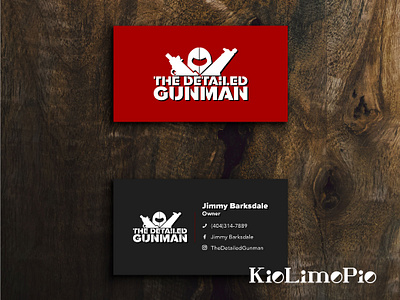 The Detailed Gunman Business Cards 3d animation branding detailedgunman firearmexcellence firearmservices graphic design gunsmithbusinesscards logo motion graphics precisiondesign ui