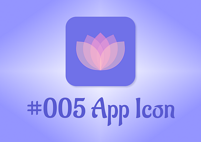 UI challenge #005 - App Icon app icon branding design desing uxui logo ui