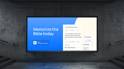 The Duolingo of Bible study app branding mockup