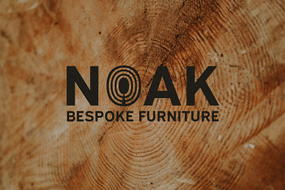 Noak Bespoke Furniture Brand Identity brand brand identity branding design graphic design logo logo design retro vintage wordmark