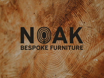 Noak Bespoke Furniture Brand Identity brand brand identity branding design graphic design logo logo design retro vintage wordmark