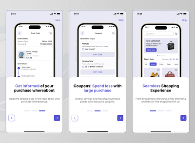 Shopa Onboarding Process app design mobile onboarding typography ui ux website