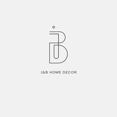 Logo - JB bj branding design graphic design icon illustration jb line logo minimal simple typography vector