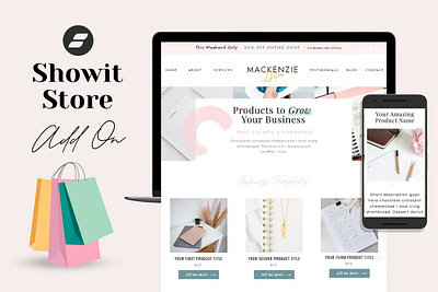 Showit Store Add On Templates coaching website ecommerce templates ecommerce website showit e commerce showit ecommerce showit online store showit shop showit shop templates showit store store website website store template