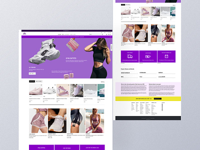 Sportswear - Women animation app design branding dailyui design designer graphic design illustration logo motion graphics ui uiux ux vector website design