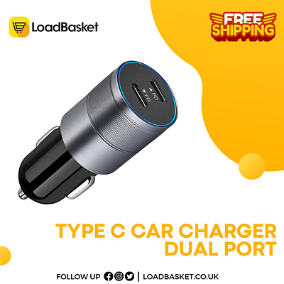 Type C Car Charger Dual port car charger dual port type c car charger
