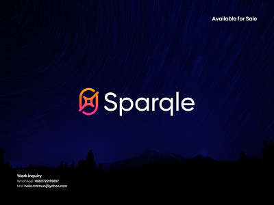 Sparqle - letter S and spark ✧ creative, modern logo branding creative spark logo designishkul letter s logo logo logo design logo designer modern logo sparqle logo