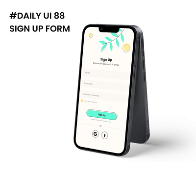 #DAILY UI 88 SIGN UP FORM animation branding challenge dailyui design graphic design illustration logo sign up ui uiux