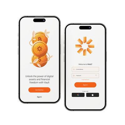 Onboarding screens bitcoin branding crypto dollar coin finance graphic design illustrations logo mobile mobile app onboarding onboarding screens ui ui illustration uiux ux