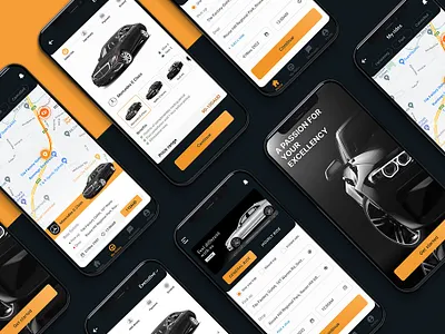 UI/UX Design | Car Rental App brand identity branding graphic design product design ui user experience user interface