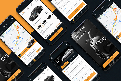 UI/UX Design | Car Rental App brand identity branding graphic design product design ui user experience user interface