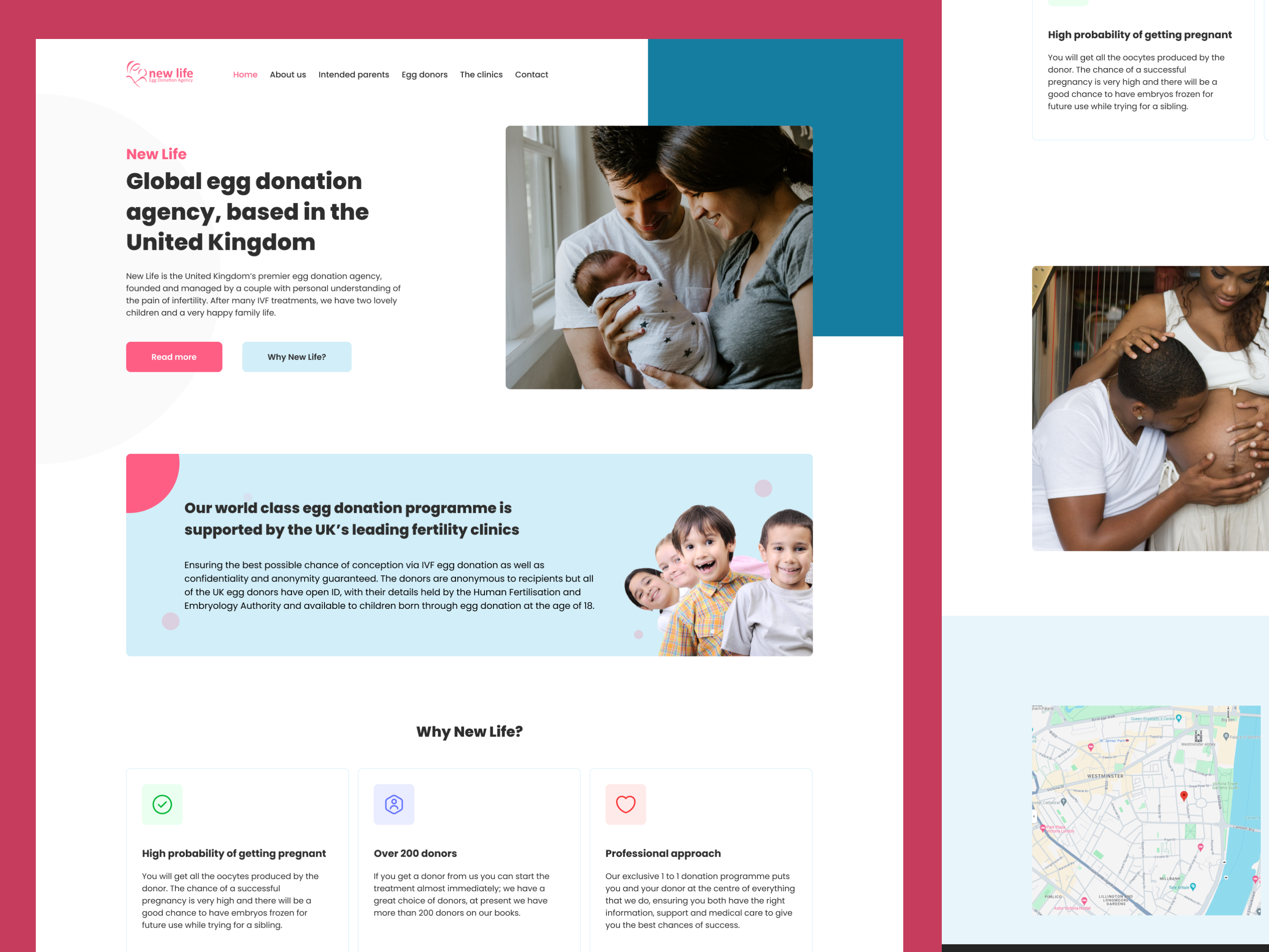Modern landing page design design landing page life modern new website