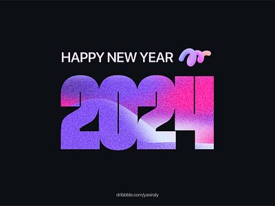 Happy New Year 2024 🎉 2024 branding graphic design new year