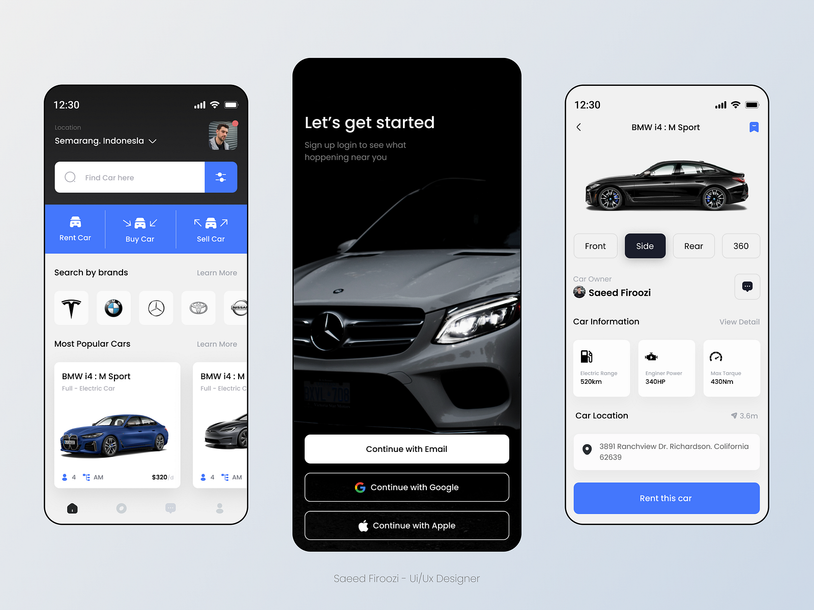 Car Purchase - Application by Saeed Firoozi on Dribbble