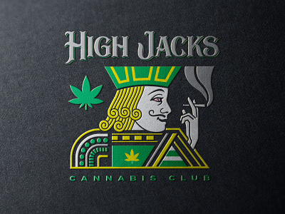 High Jacks branding cannabis design graphic design high jack illustration illustrator jack logo marijuana vector weed