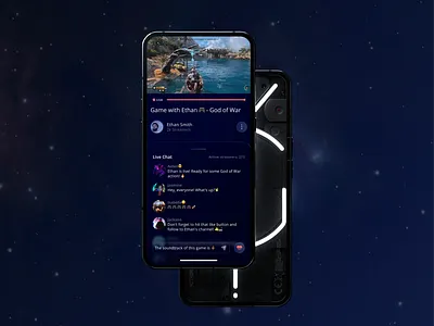 Game Streaming app | Streaming screen design game stream game streaming app graphic design interaction design mobile app product design stream game app streaming app twitch clone ui uiux user experience user interaction user interface