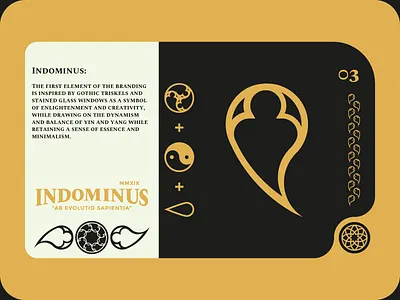 Indominus branding: first element branding design icon logo minimal personal project vector
