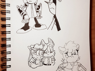 Happy, Sad, Mad Sonic Character Inks antoine antoine dcoolette bunnie bunnie dcoolette fan art fanart inks jesus loves you!!! matilda matilda the armadillo mighty mighty the armadillo redraw sketchbook sonic sonic the hedgehog tangle tangle the lemur tangle x mighty the mustard seed life
