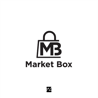 Market Box Logo bag design logo logo bag logo maker logo simple logo templates logos logotype market box logo market logo simple logo