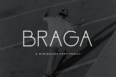 Braga Minimalist Font Family beautiful font best seller branding cricut font cursive font decorative display elegant font font graphic design heading headline minimalist modern font packaging sans serif sans serif font simple typeface wedding font