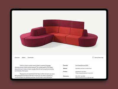 Harrows furniture interior design minimal new zealand product responsive ui ux web