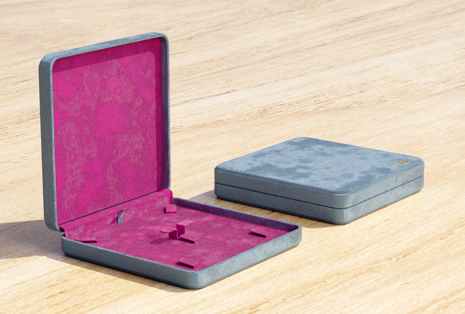 Velvet Jewelry Box, Indian Showcase Box Product Design by Sharmin