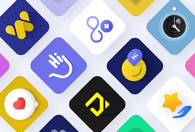 App icon design portfolio app branding app icon app logo appstore icon icon design launcher icon logo design mobile app icon playstore icon