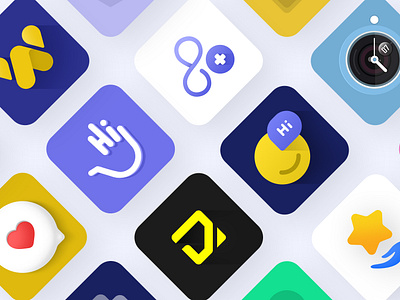 App icon design portfolio app branding app icon app logo appstore icon icon design launcher icon logo design mobile app icon playstore icon