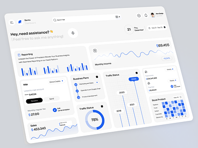 Mirai - Saas Sales Management Dashboard admin banking card chart clean dashboard dashboard app dashboard ui design finance financial fintech management minimalist plat form saas sales ui ui ux wallet