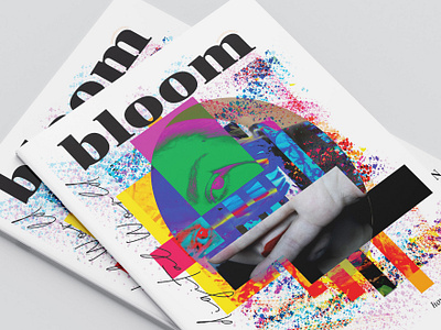 Bloom Minizine Editorial collage colorful design editorial graphic design magazine minizine photoshop vibrant