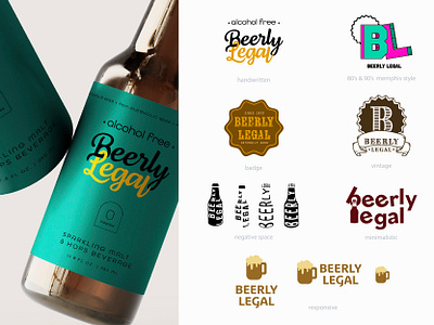 Beerly Legal Logo Trends beer design design trends flat design graphic design logo trends logologo design vector based