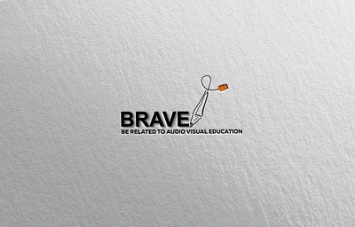 BRAVE LOGO graphic design logo