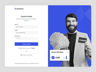 Sign In/Up Page UI Design design eliteflow landing page sign in sign up ui uiux ux web design web ui webflow webflow template