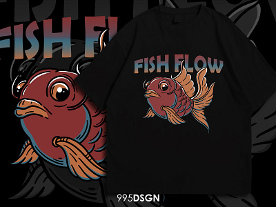 Fish flow illustrationaday