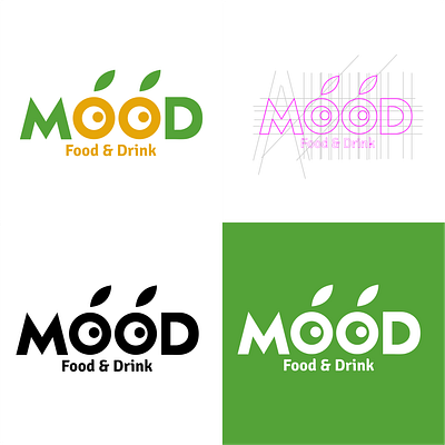 Logo MOOD Food & Drink branding logo logo redesign