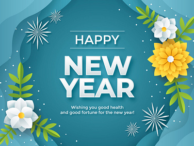 New Year Wish Card card design graphic design wishcard