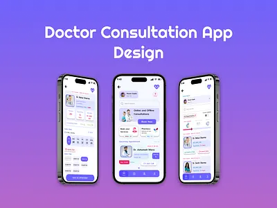 Doctor Consultation App app design consultation app doctor app ui ux