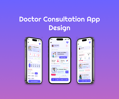 Doctor Consultation App app design consultation app doctor app ui ux