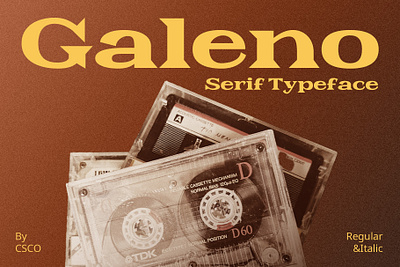 Galeno Font - Craft Supply Co brush creative design elegant font illustration lettering logo typeface ui